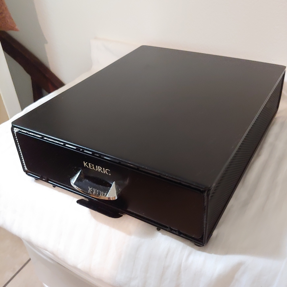 Keurig Black Coffee Pod Drawer * Holds 24 K-pods